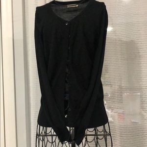 Black cardigan